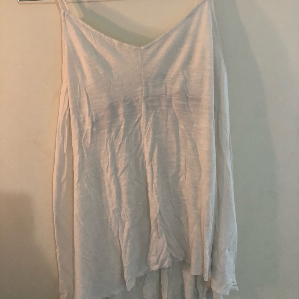 American Eagle white loose tank top